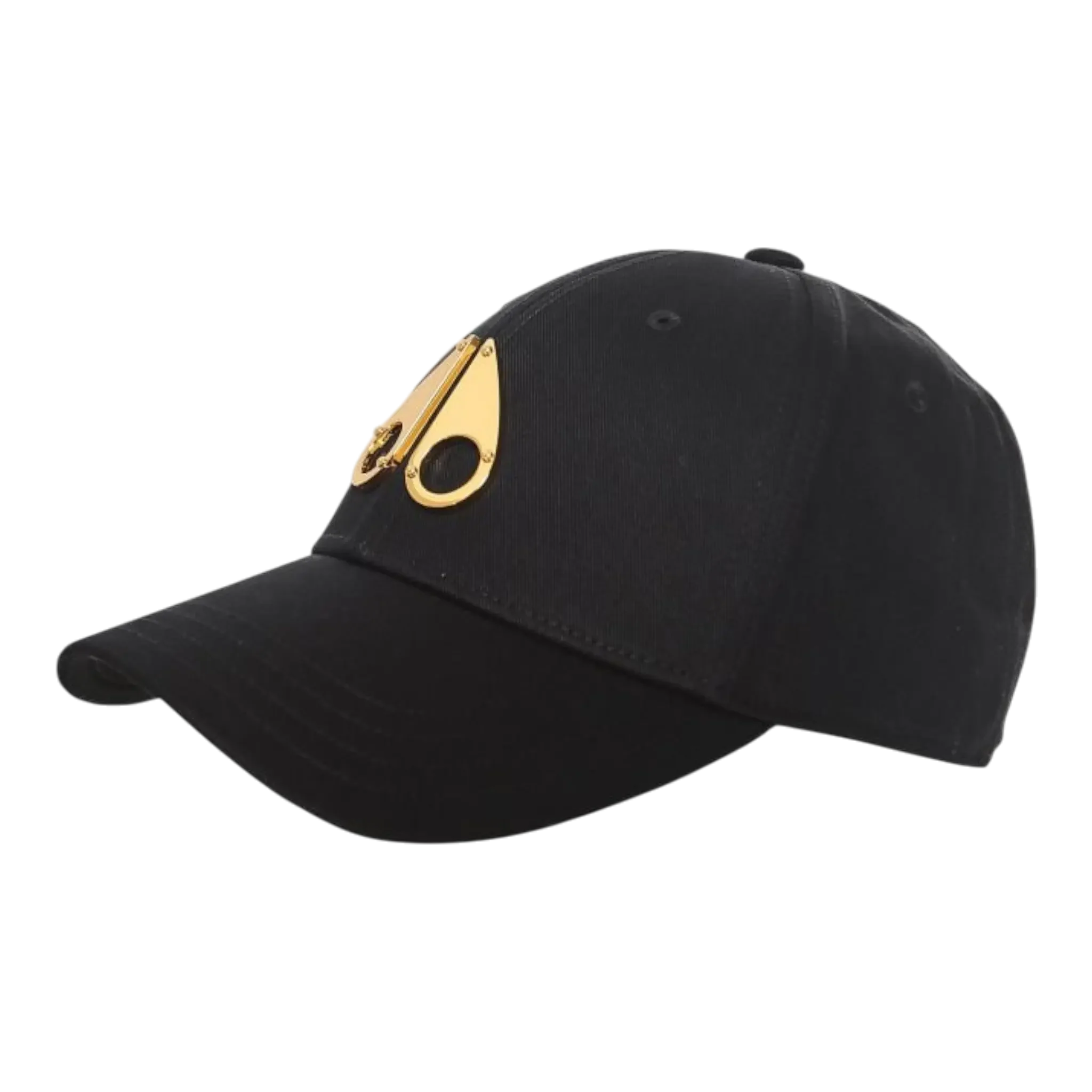Unique MOOSE KNUCKLES LOGO ICON MEN Adjustable Strapback Hat BLACK GOLD Recyclable