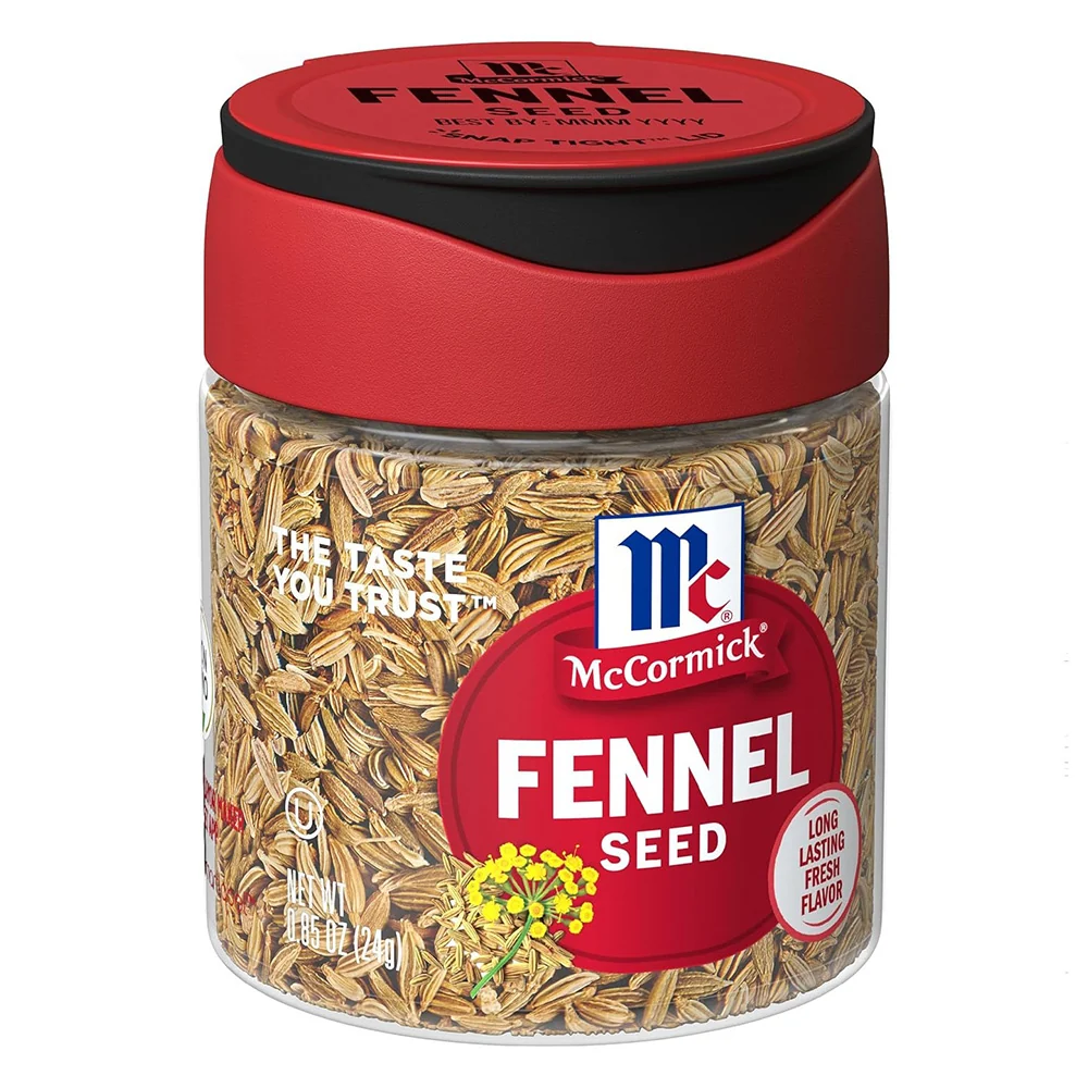 Fashionable McCormick Fennel Seed Whole Spice Jar 0.85Oz 24g Clean