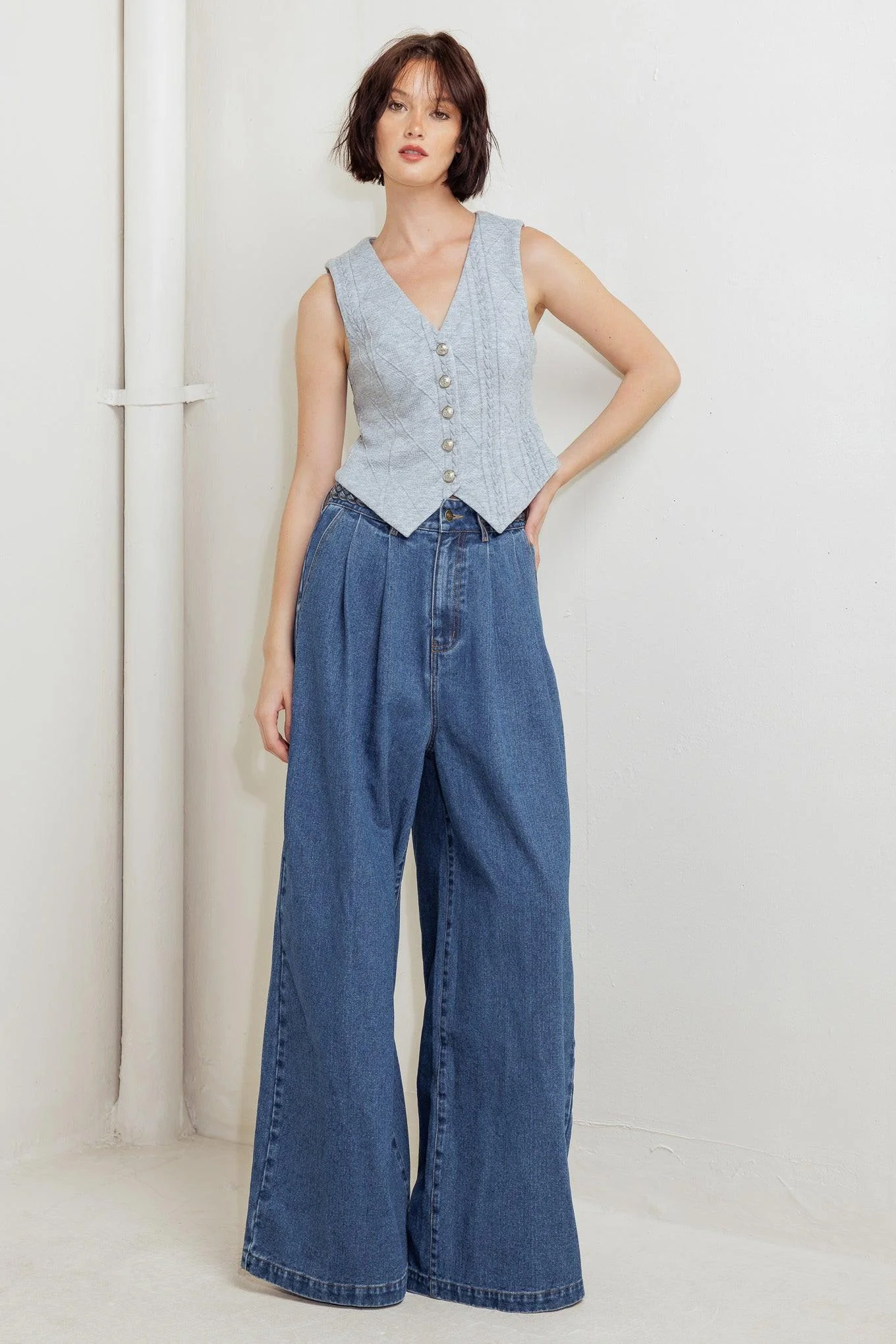 Trusted Western Rivet Denim Pants Certified