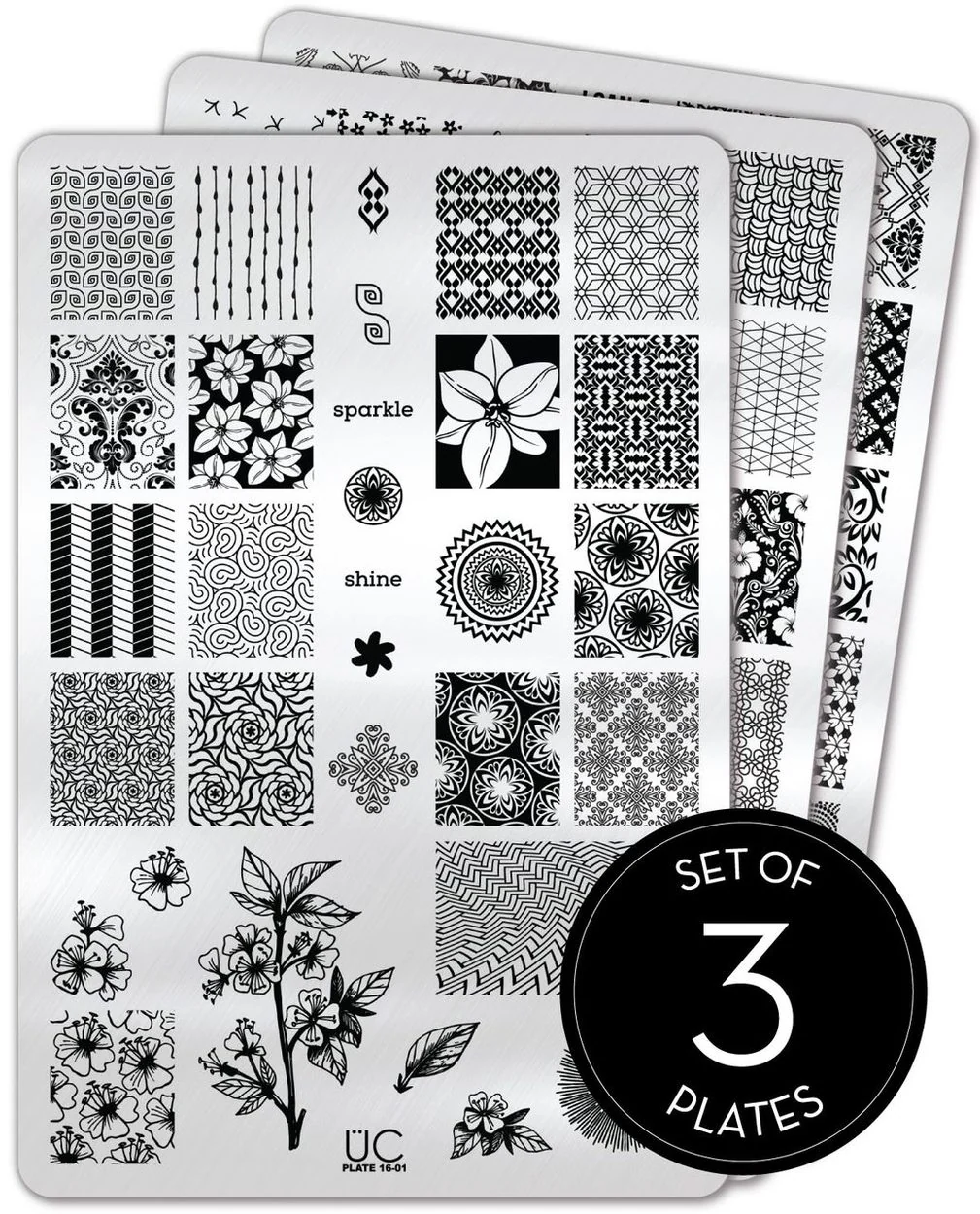 Pure Collection 16 - Uber Chic Stamping Plates Excellent