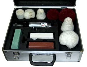 Unique Air Headlamp Restoring Headlight Lens Plastic Buffing Buffer Polishing Tool Kit First-Class