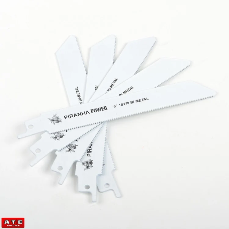Solid 6 Metal Cutting Blades for Reciprocating Saws All World-Class