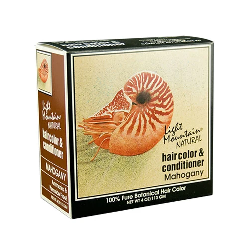 Crafted Light Mountain Natural Hair Color And Conditioner Mahogany - 4 Oz Trendy