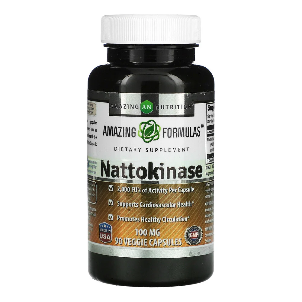 Certified Nutrition Formulas Nattokinase 100 Mg Veggi Capsules 90 Ea First-Class