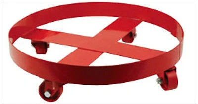 Professional Drum Dolly Caster Mobile Moving for 55 Gal Gallon Steel Drums Rack Stand Wheels Refined