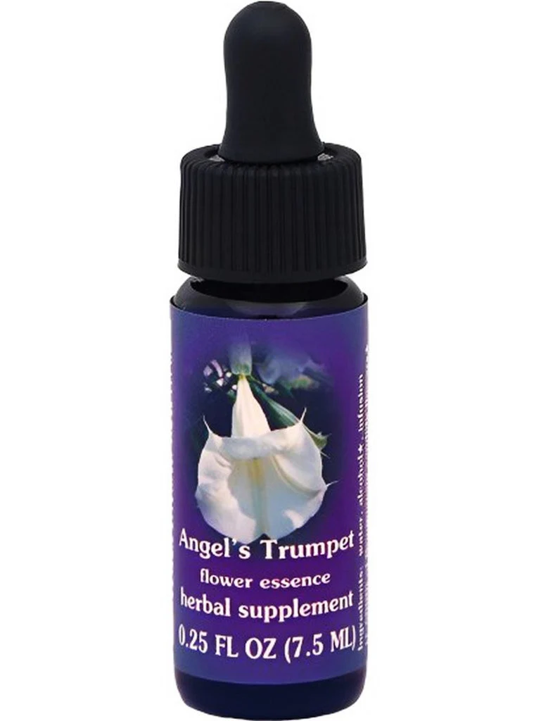 Environmentally Friendly Angels Trumpet Herbal Supplement Dropper By Flower Essence - 0.25 Oz First-Class
