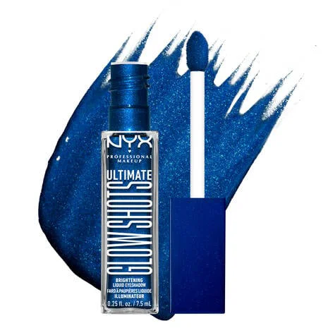 Certified NYX PROFESSIONAL MAKEUP Glow Shots Liquid Eyeshadow BLUEBERRY BANK Luxury