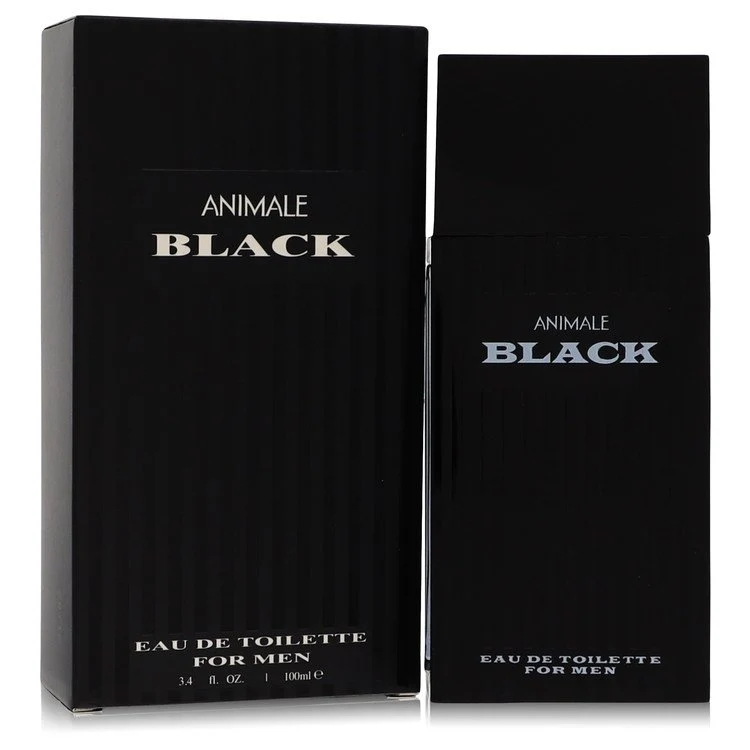 Contemporary Animale Black by Animale Eau De Toilette Spray 3.4 oz for Men Sustainable