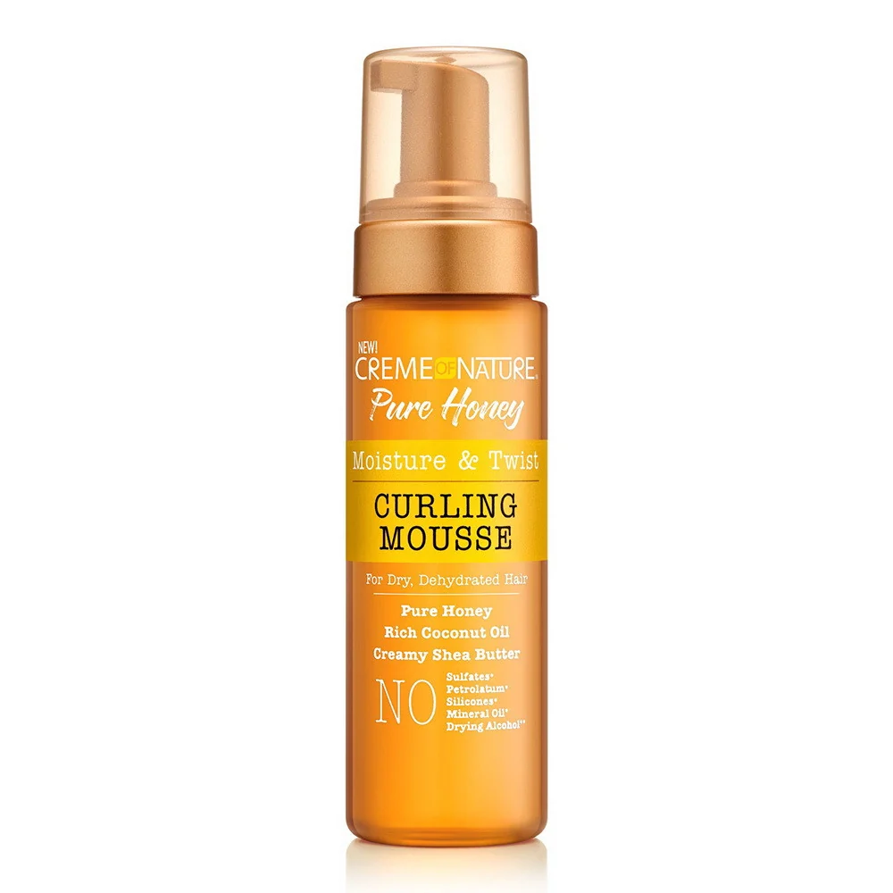 Secure Creme of Nature Pure Honey Moisture Twist Curling Mousse 7 Oz Excellent