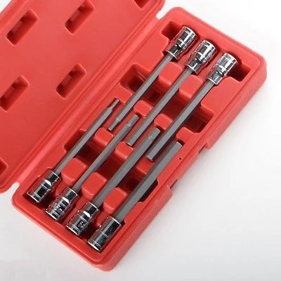 Durable Extra Long 3 8 Drive Metric Hex Bit Allen Key Socket Tool Set High-Performance