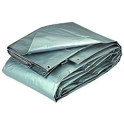 High-Quality 10' x 10' Silver Tarp Quality