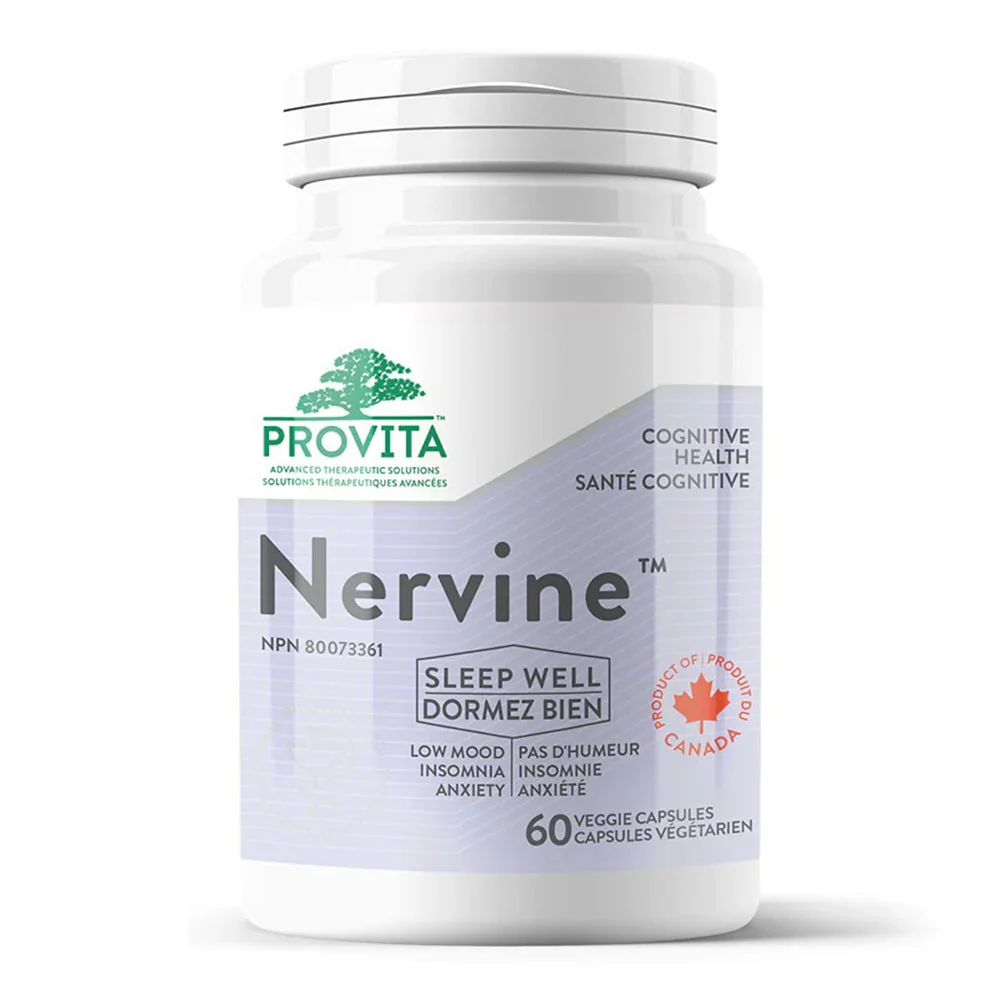 Elegant Provita Nervine Cognitive Health Sleep Capsules 60 Ea Fast