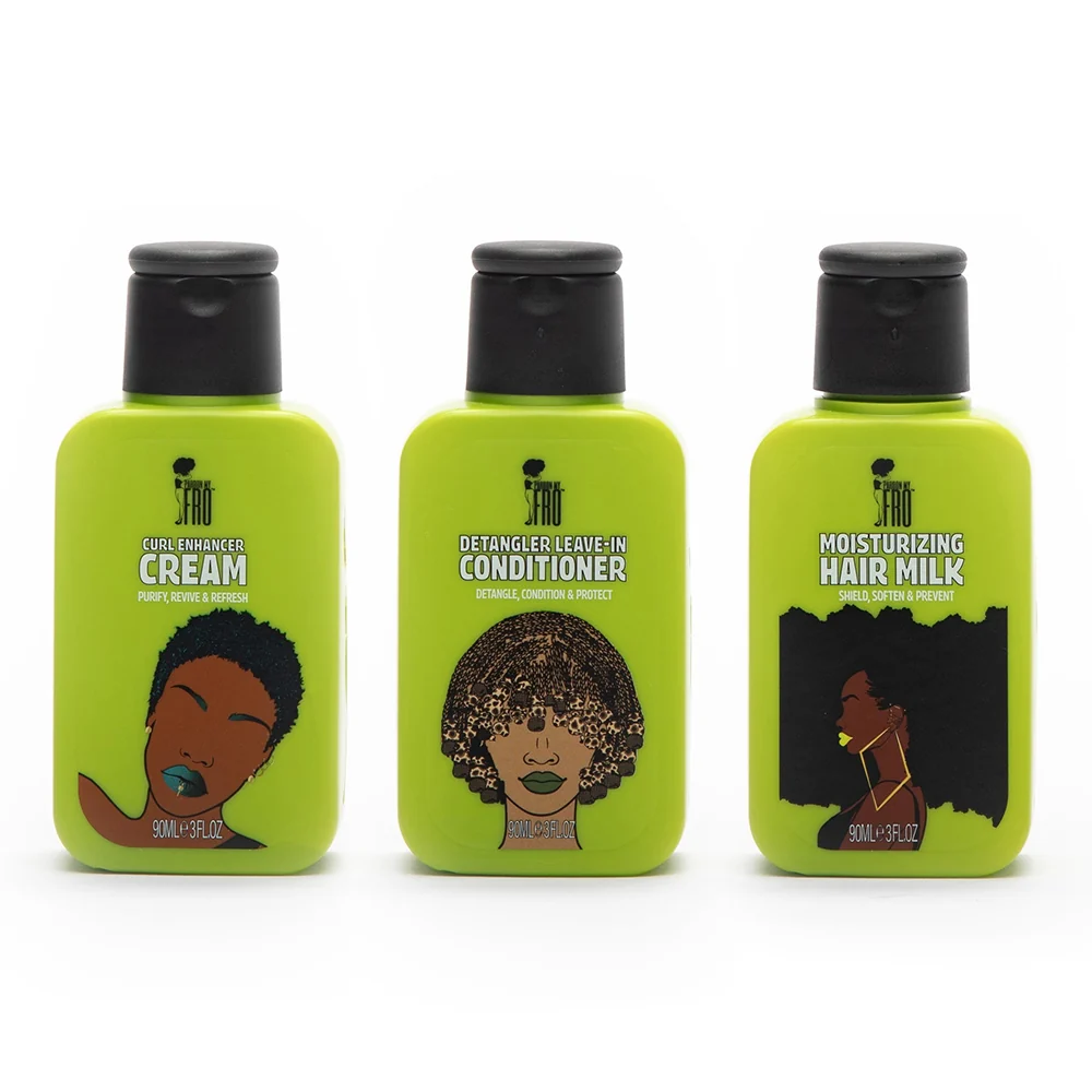 Sustainable Pardon My Fro On The Go Mini Hydrating and Define your Curls Travel Hair Kit 1Ea Optimized