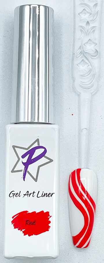 Easy-to-Use Red Gel Art Liner Premium Material