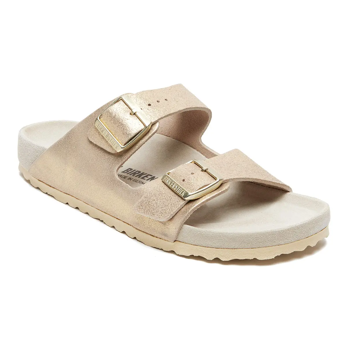 Sophisticated Birkenstock Arizona Suede Leather Sandals Clean