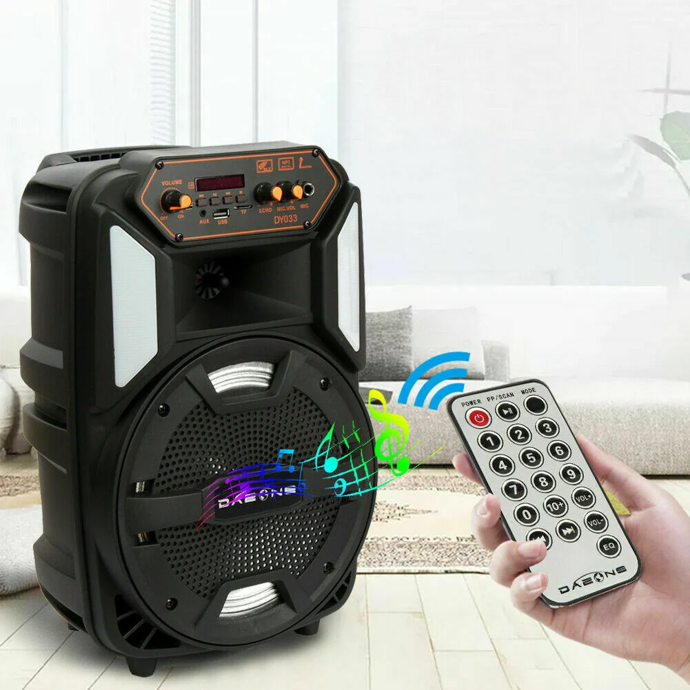 Comfortable Large Portable DJ Bluetooth Party Box Speaker 8 Prestigious