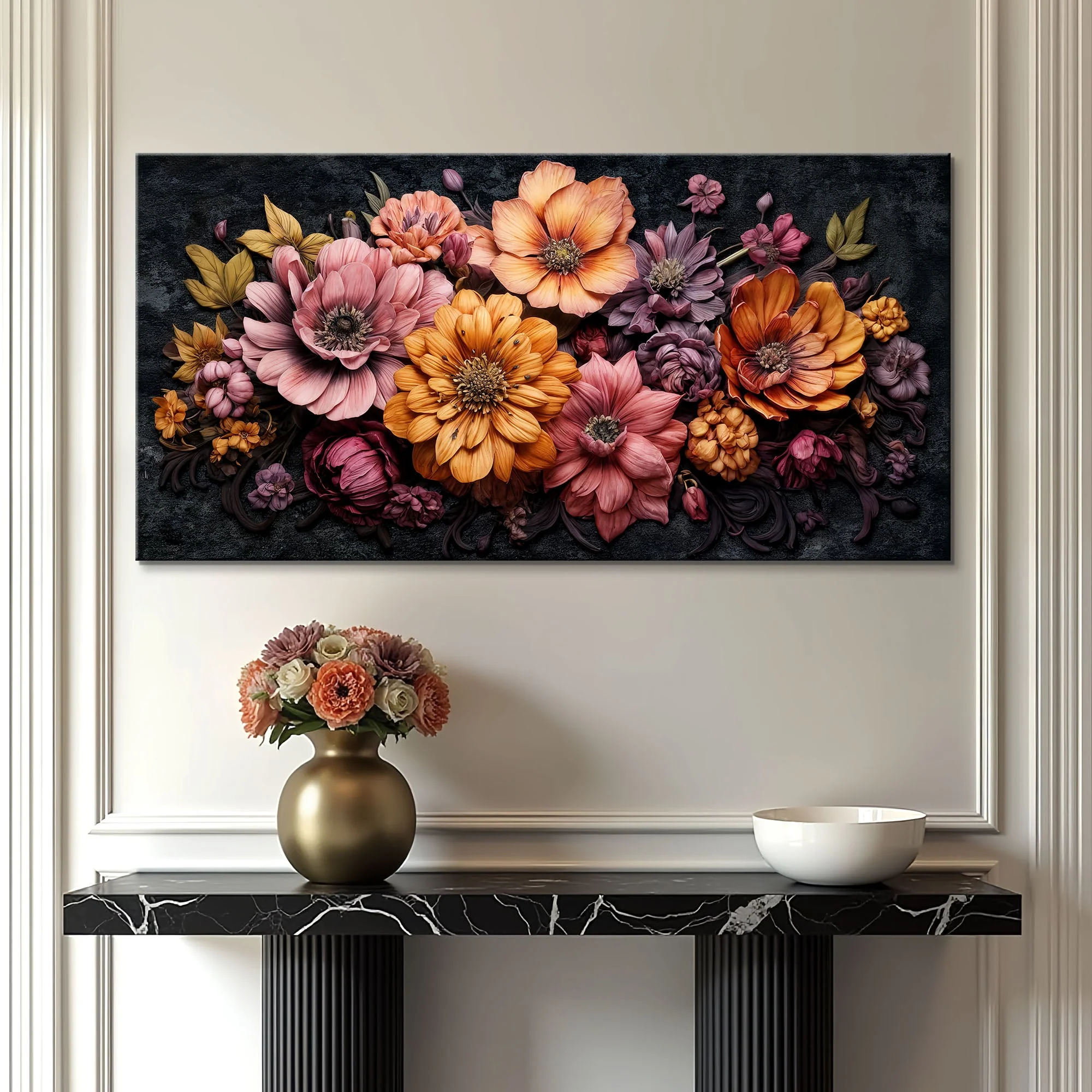 Professional Colorful Floral istic Wall Art Reliable