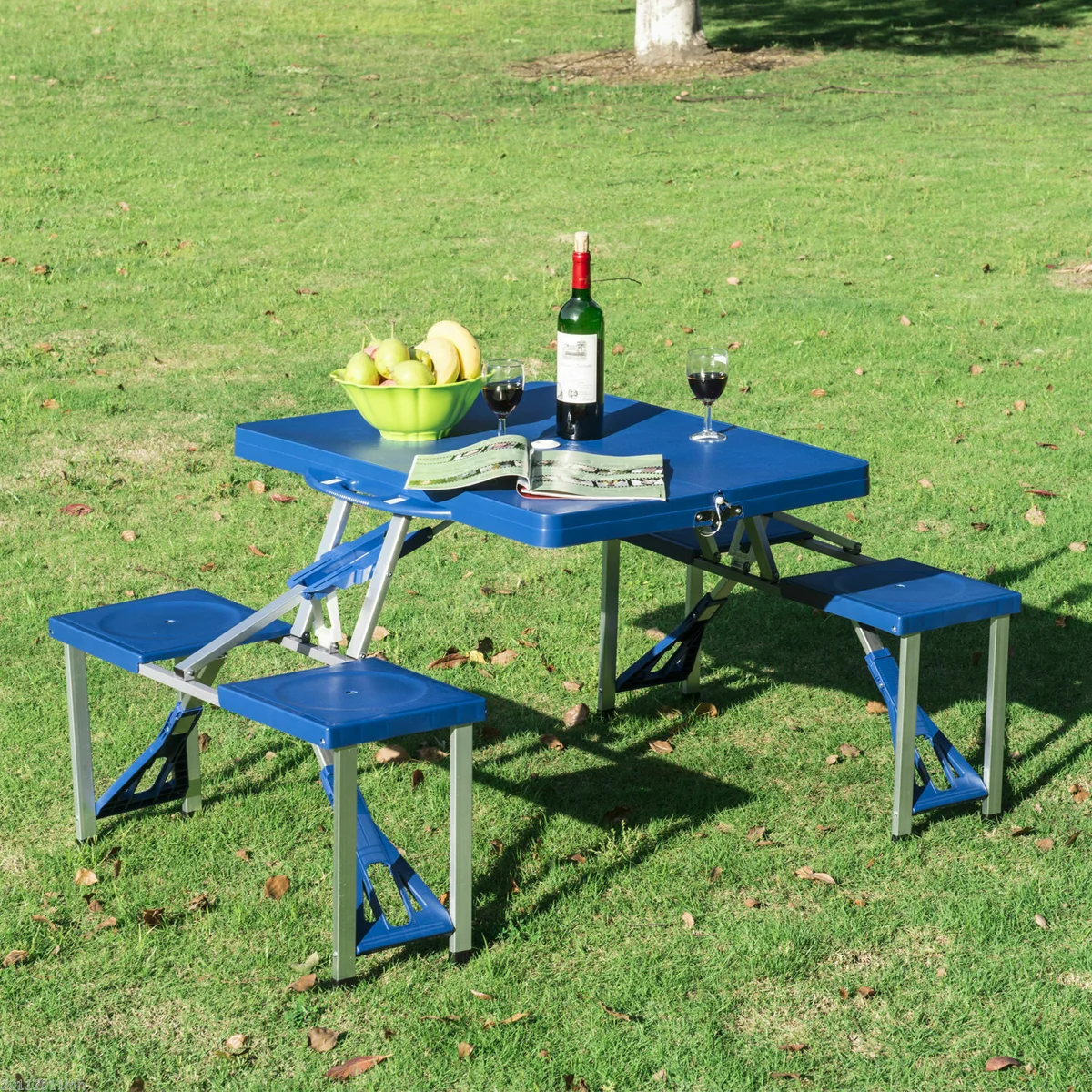 Flexible Portable Folding Collapsible Picnic Table And Chairs Bench Set Proven