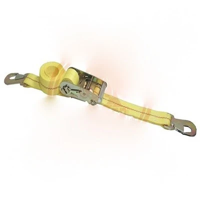 Recyclable 8 Foot Ratcheting Web Auto Car Vehicle Ratchet Tie Hold Down Strap Set Trailer Safe