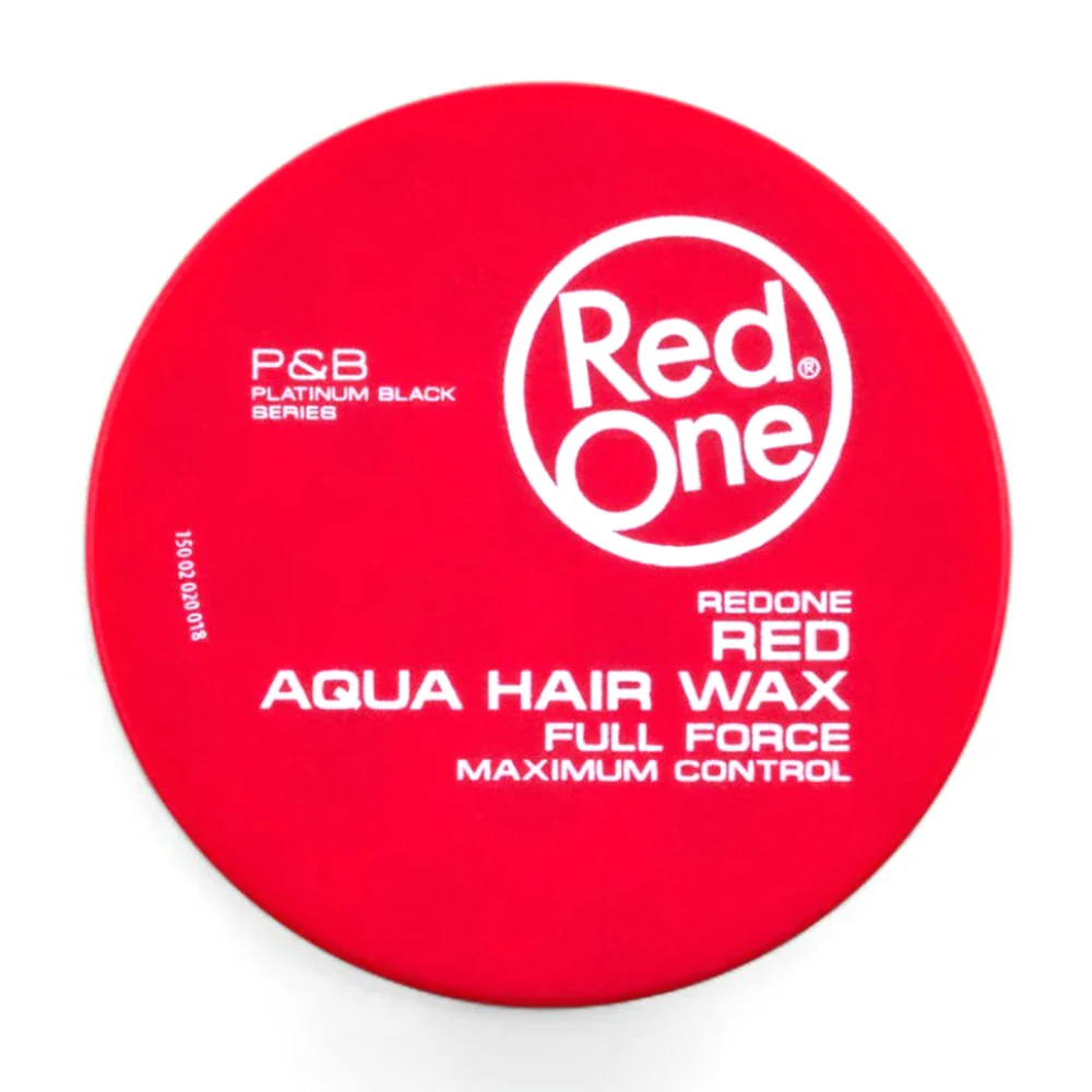 World-Class Red One Aqua Hair Gel Wax Red Maximum Control 5.07Oz 150ml Fashionable