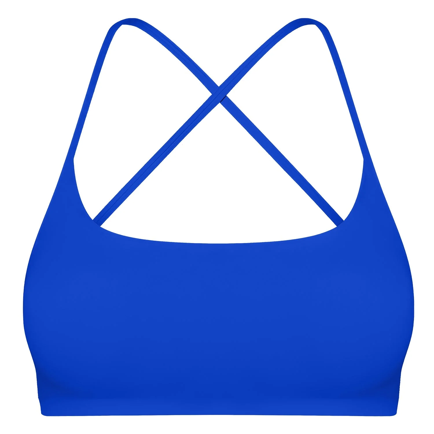 Traditional Women Cross Back Sport Bras Padded Strappy Crop Open Back Low Impact Bras Sexy Fitness Tank Tops with Removable Pads Thin Straps for Gym Yoga Workout Stylish