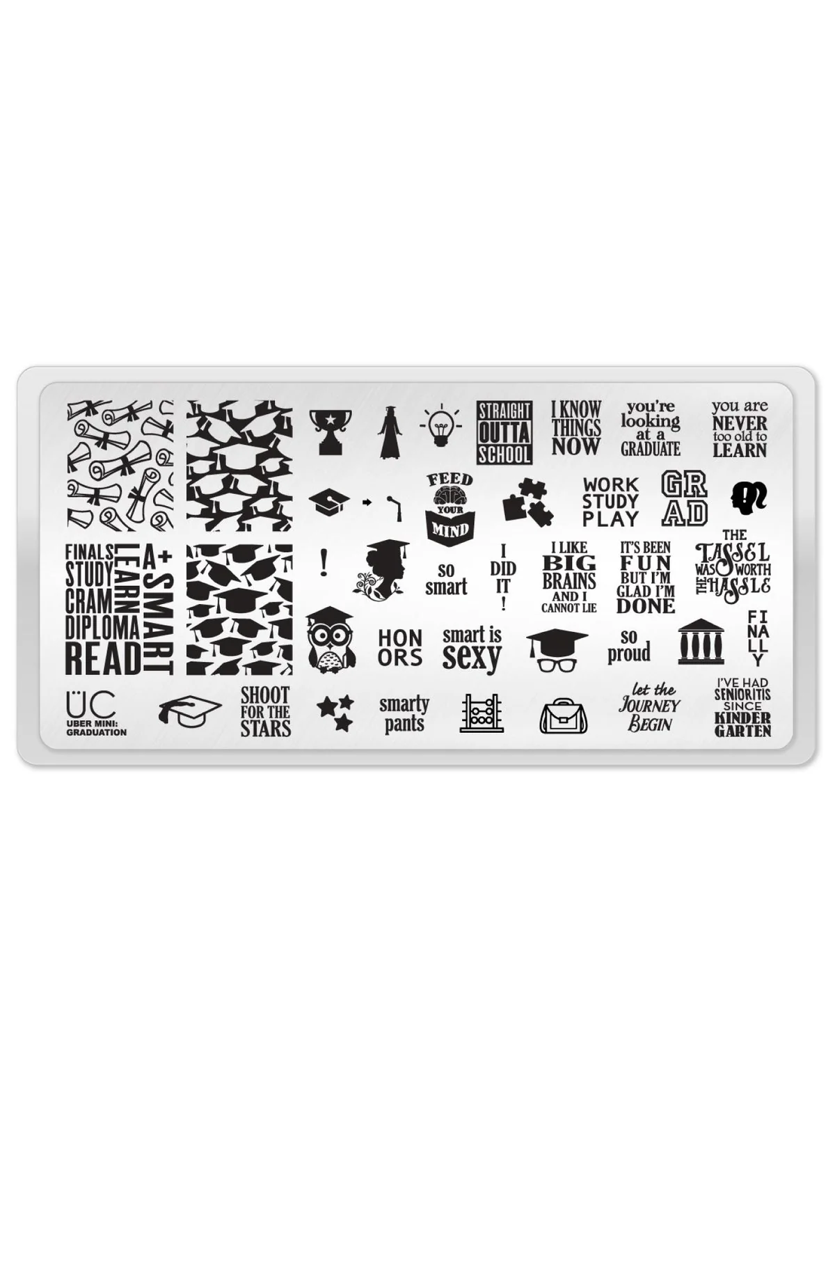 Smooth Graduation - Uber Chic Mini Stamping Plate Carefully Designed