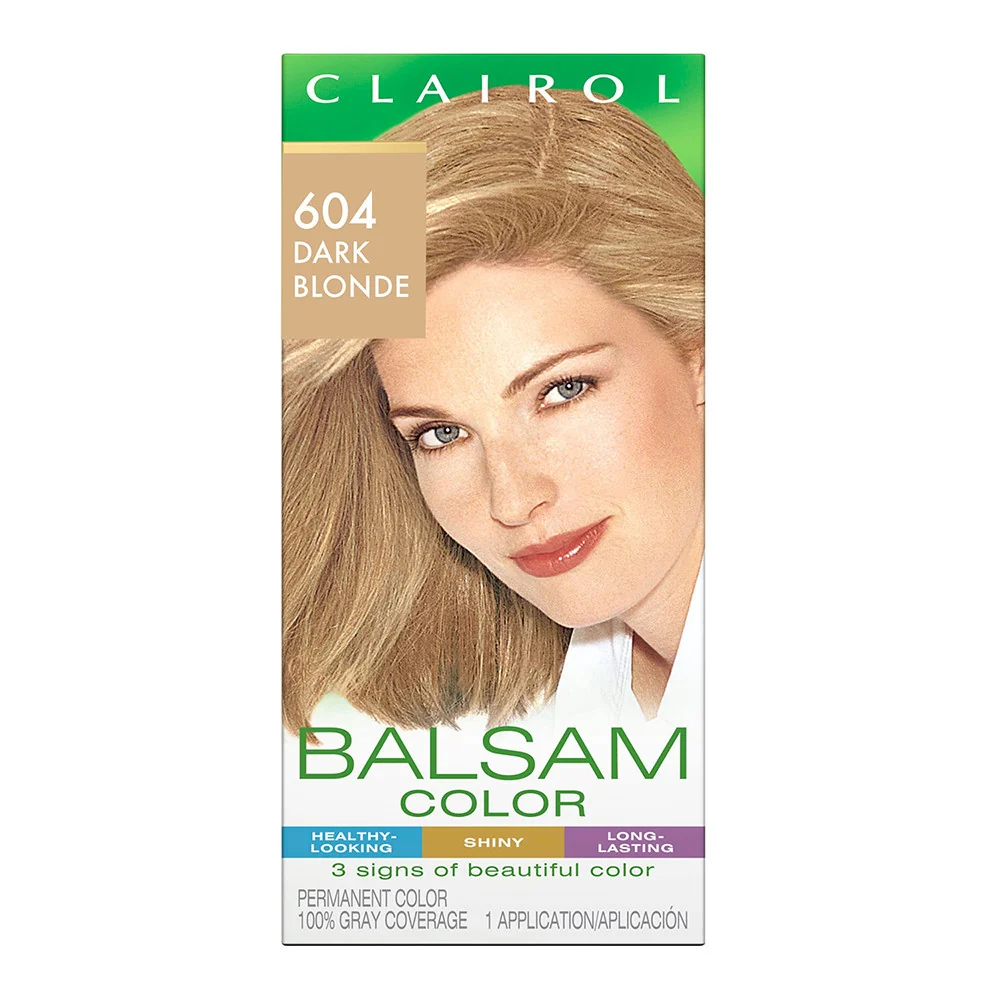 Carefully Designed Clairol Balsam Permanent Hair Color Level 3 Dark Blonde 604 - 1 Ea Exceptional