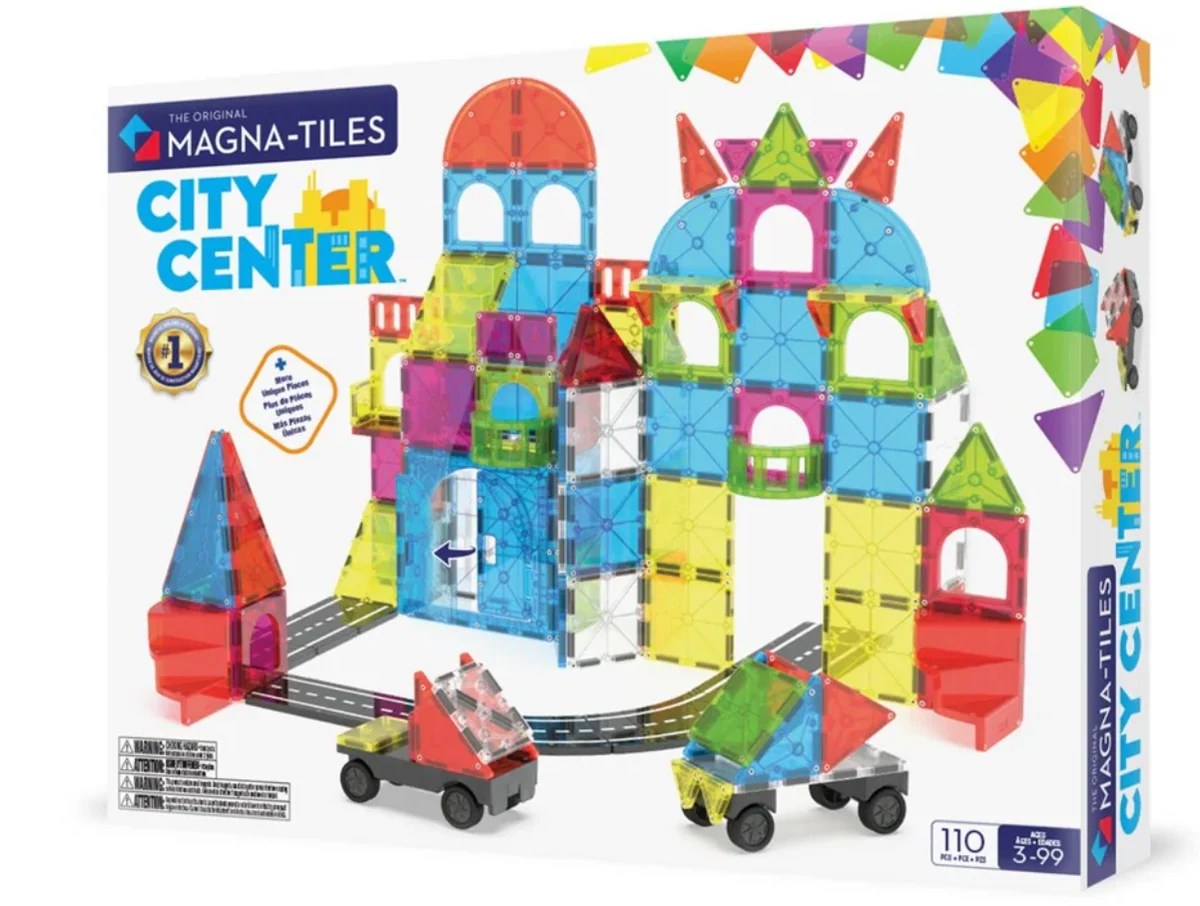Trendy Magnatiles City Center 110pc Excellent