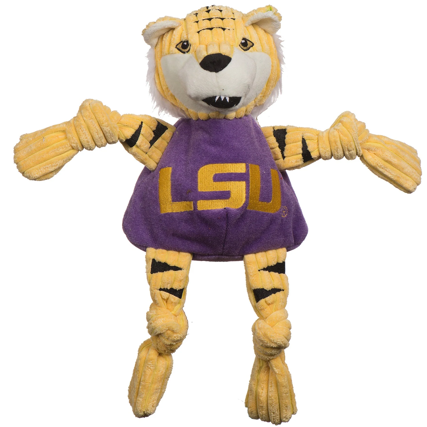 Responsible NCAA Louisiana State University Mike the Tiger Knottie® Plush Dog Toy Professional