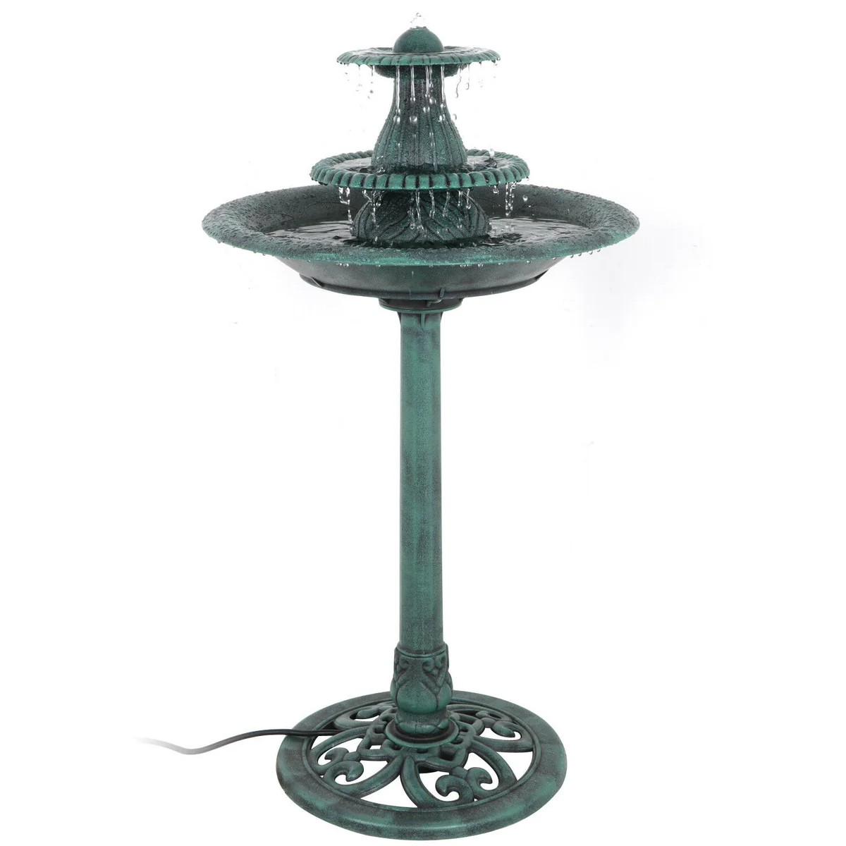 Sustainable Outdoor standing Bird Bath Water Fountain Professional