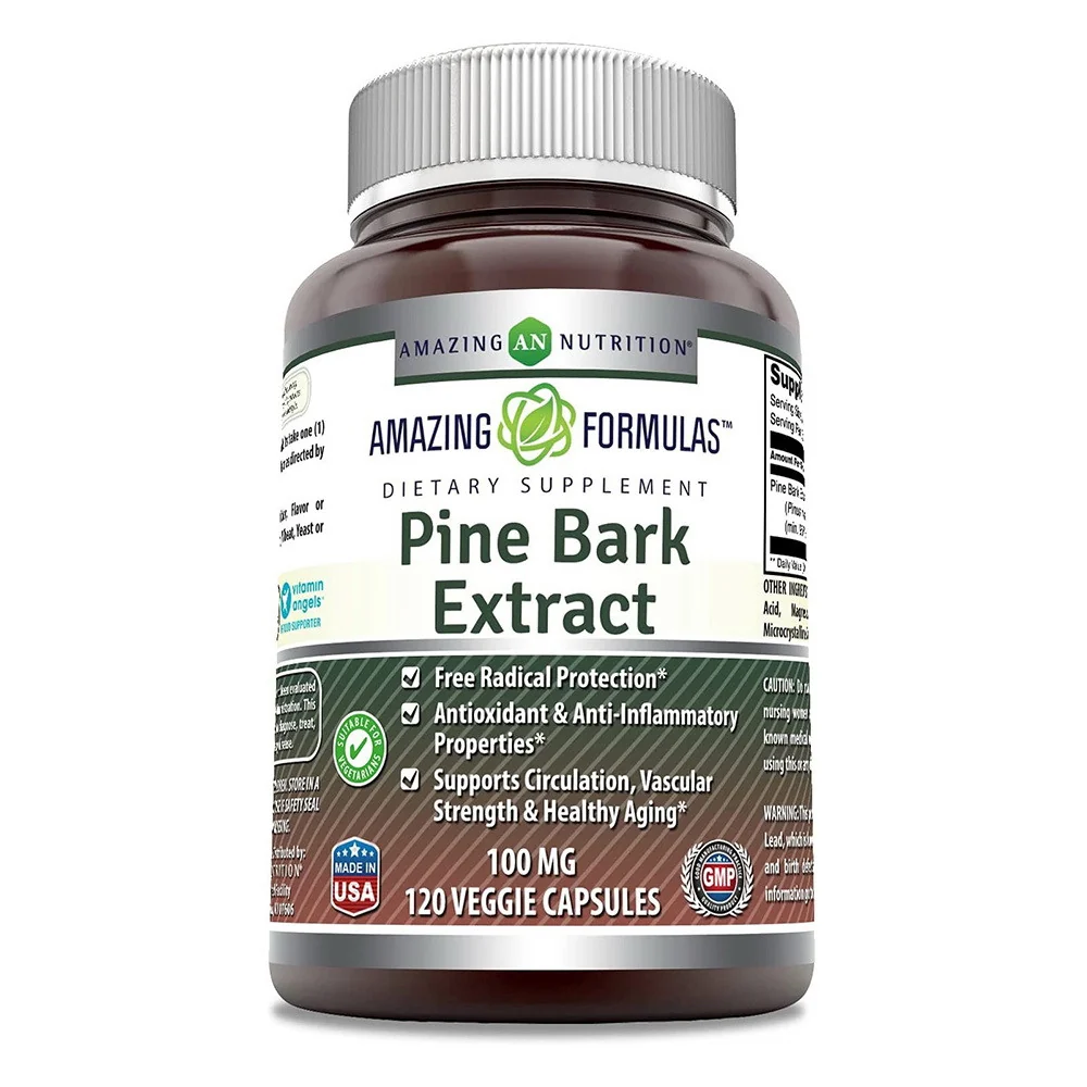 Selected Formulas Pine Bark Extract 100 Mg Capsules 60 Ea Lightweight