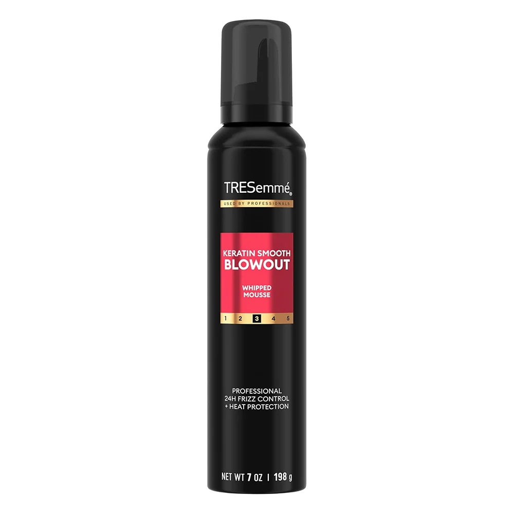 Effective Tresemme Keratin Smooth Blowout Whipped Mousse Heat Protection Frizz Control 7Oz 198g Unique