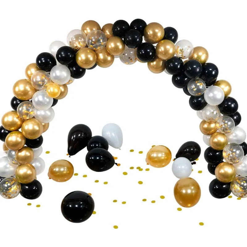 Consistent Gold Balloon Arch Garland Stand Kit 120pcs Exceptional