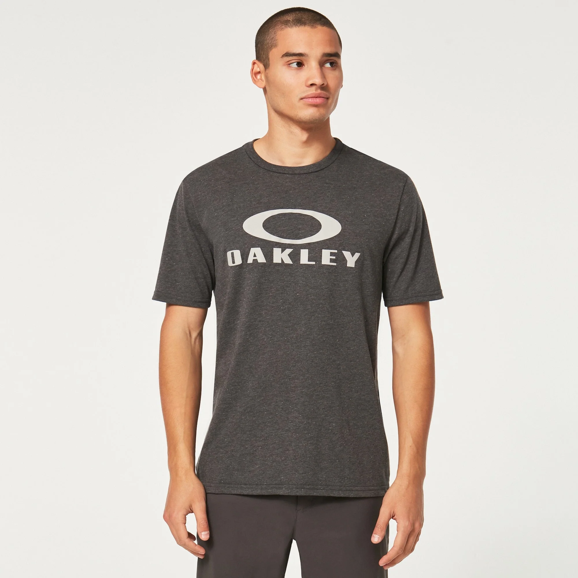 Trendy Oakley Men's O Bark T-Shirt Grey User-Friendly