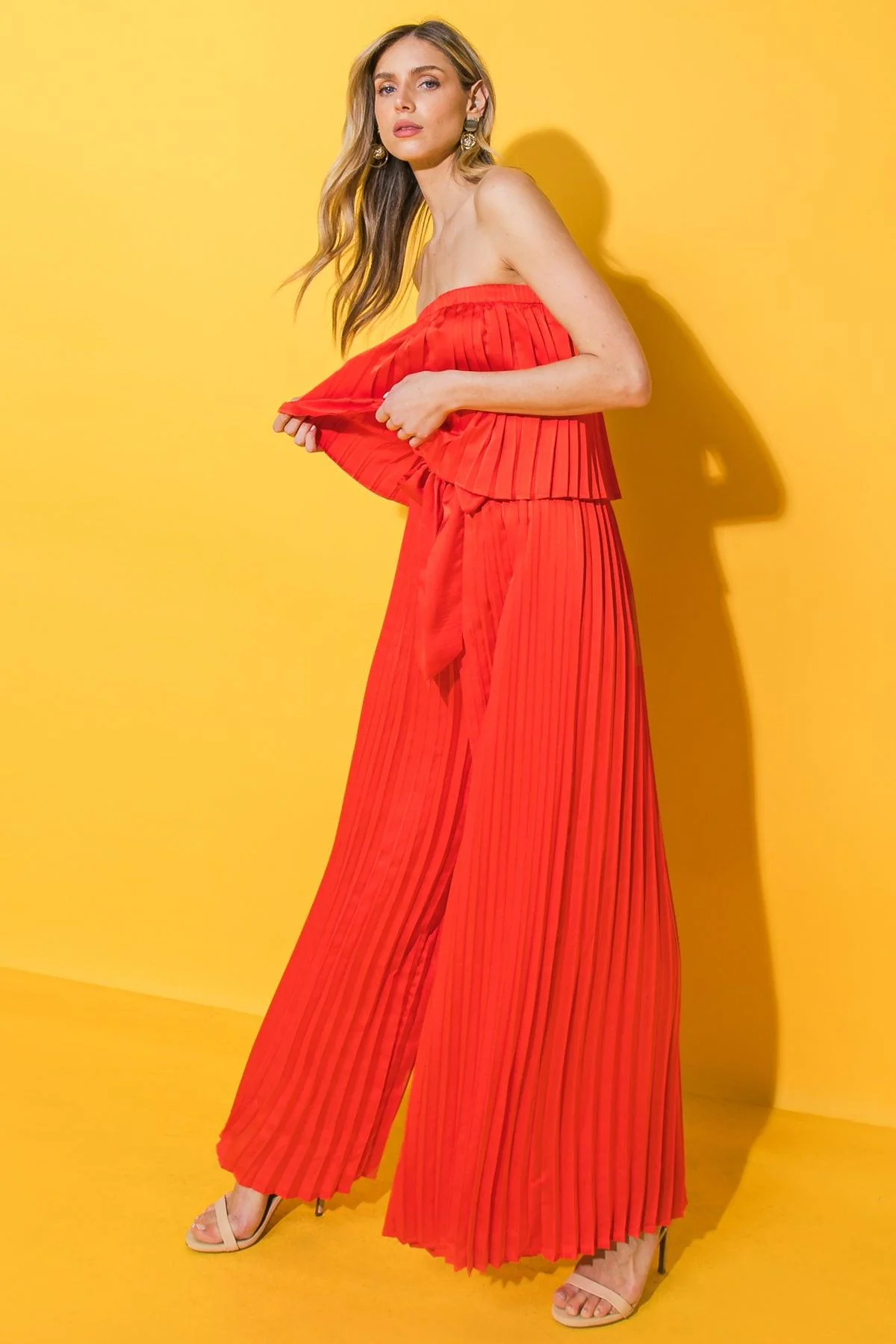 Sustainable My Red Tomato Woven Jumpsuit Lightweight