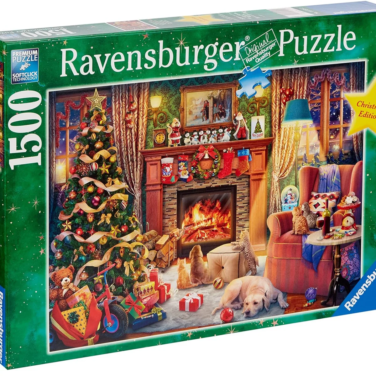 Clean 1500pc Christmas Eve Puzzle Refined