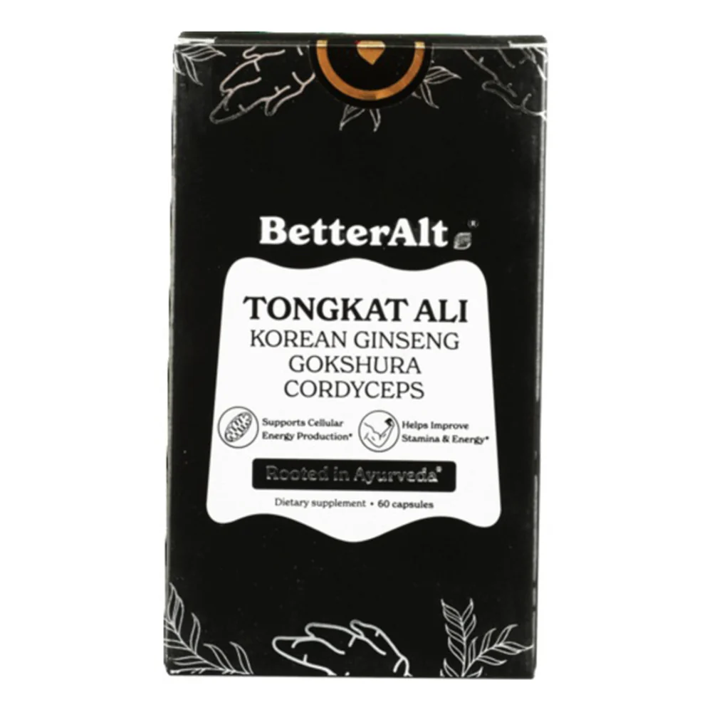 Sustainable Better Alt Tongkat Ali Capsules Supports Healthy Testosterone Levels Muscle Strength and Energy Metabolism 60Ea Superior