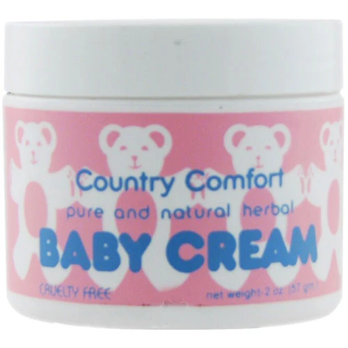 Superior Country Comfort Pure And Natural Herbals Baby Cream 2 Oz Clean