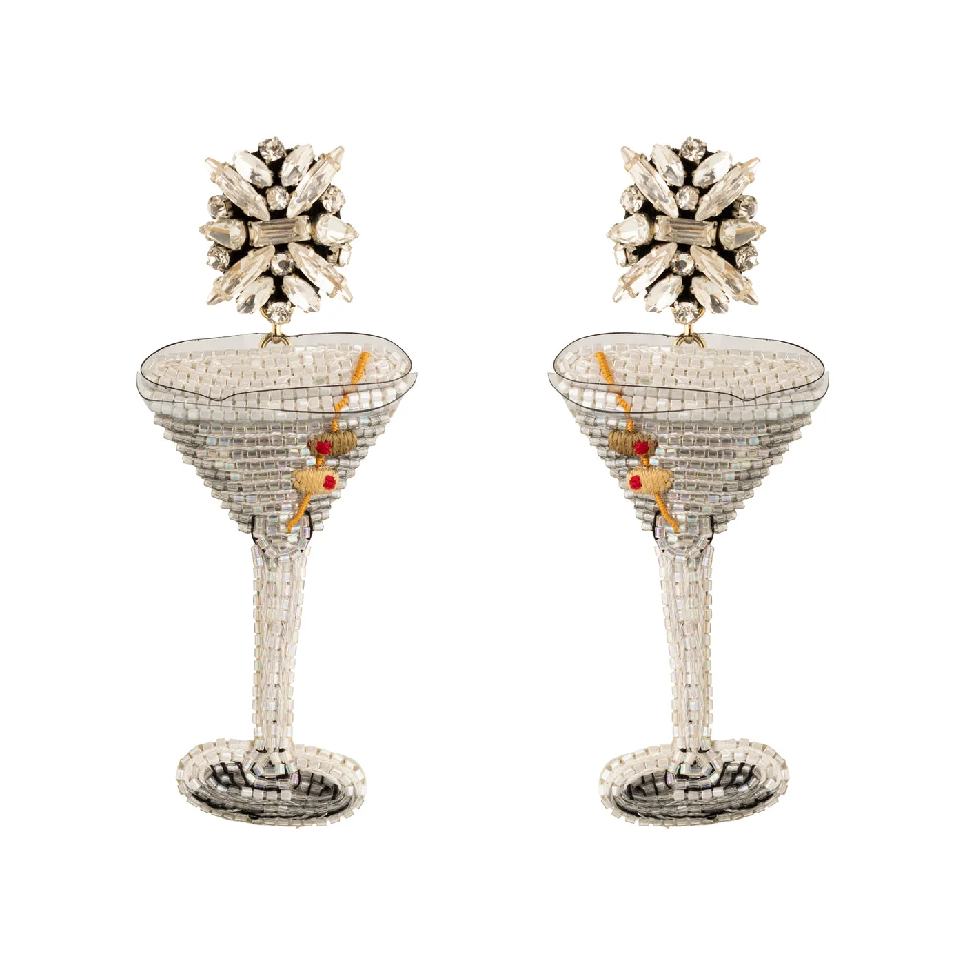 Artisan Mignonne Gavigan Bemelmans Earrings in Silver Elegant