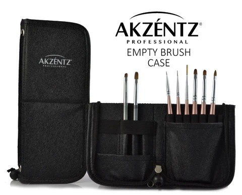 Clean Zippered Brush Case - Akzentz Easy-to-Use