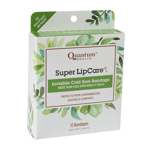 Official Quantum Health Super Lipcare Invisible Cold Sore Bandage - 12 Ea Quality