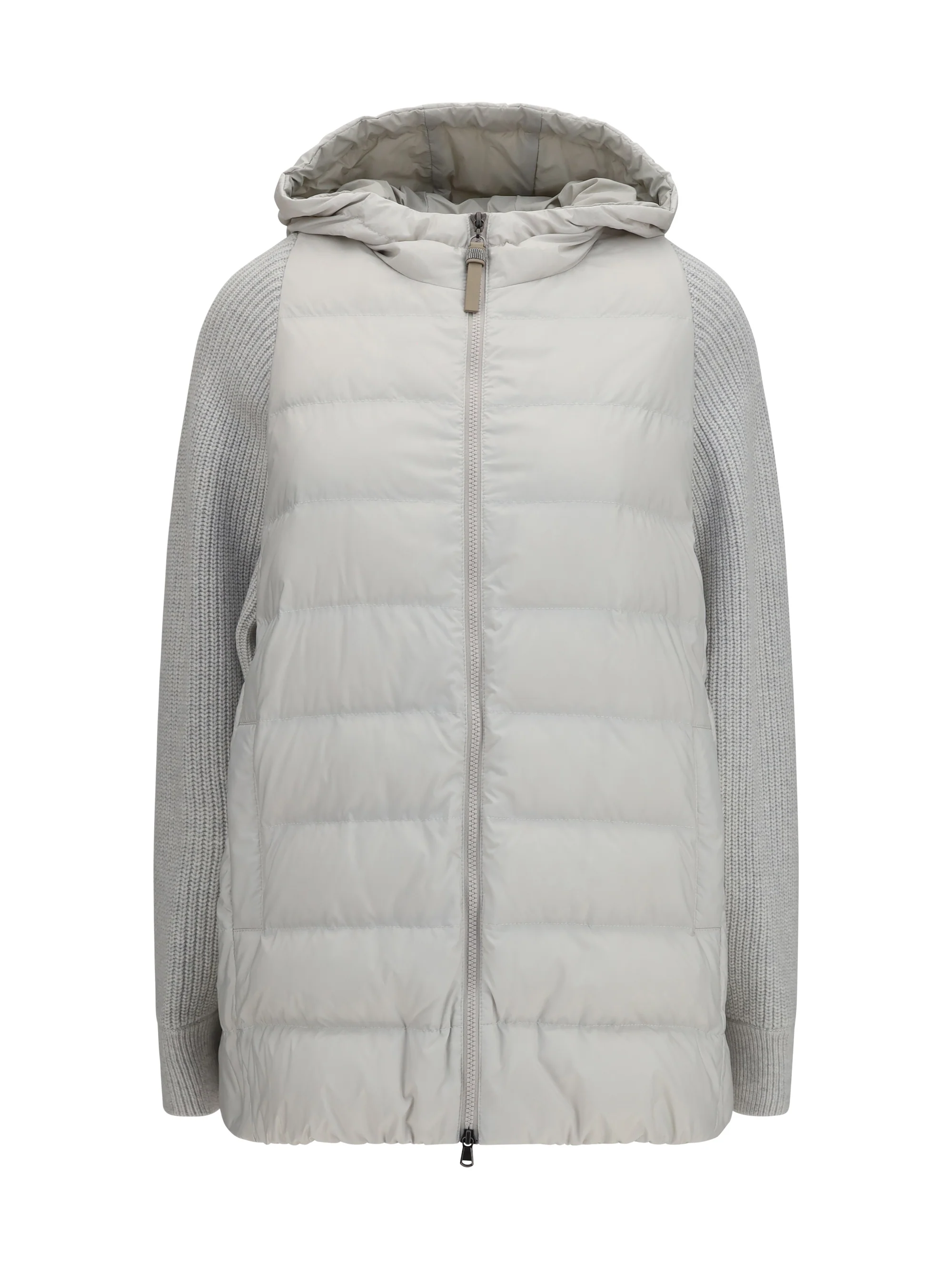 High-Grade Puffer Jacket Monil Chain Geyser Solid