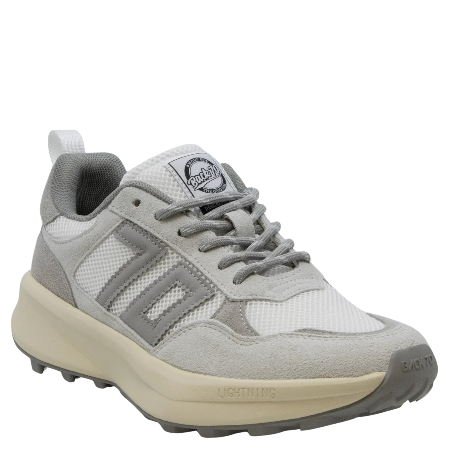 Advanced Back 70 Lightning Sneakers in Ice Light Gray Classic