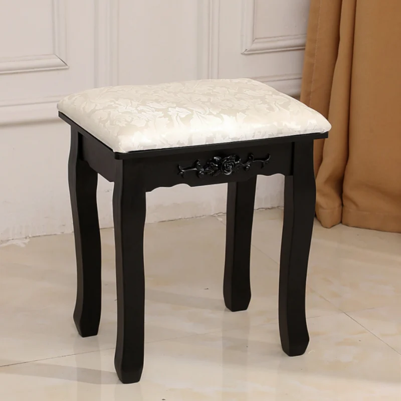 Convenient Premium Makeup Vanity Cushioned Stool High-Quality