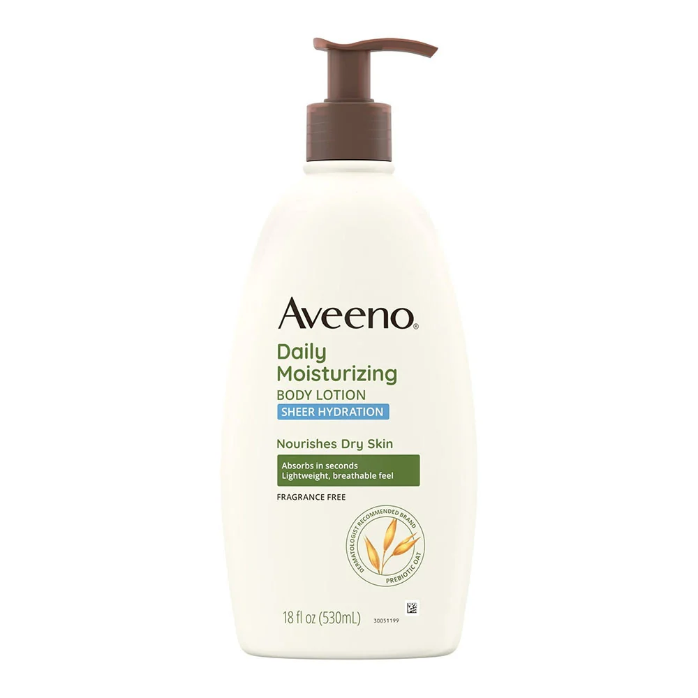 Specialty Aveeno Sheer Hydration Daily Moisturizing Lotion 18 Oz Easy-to-Use