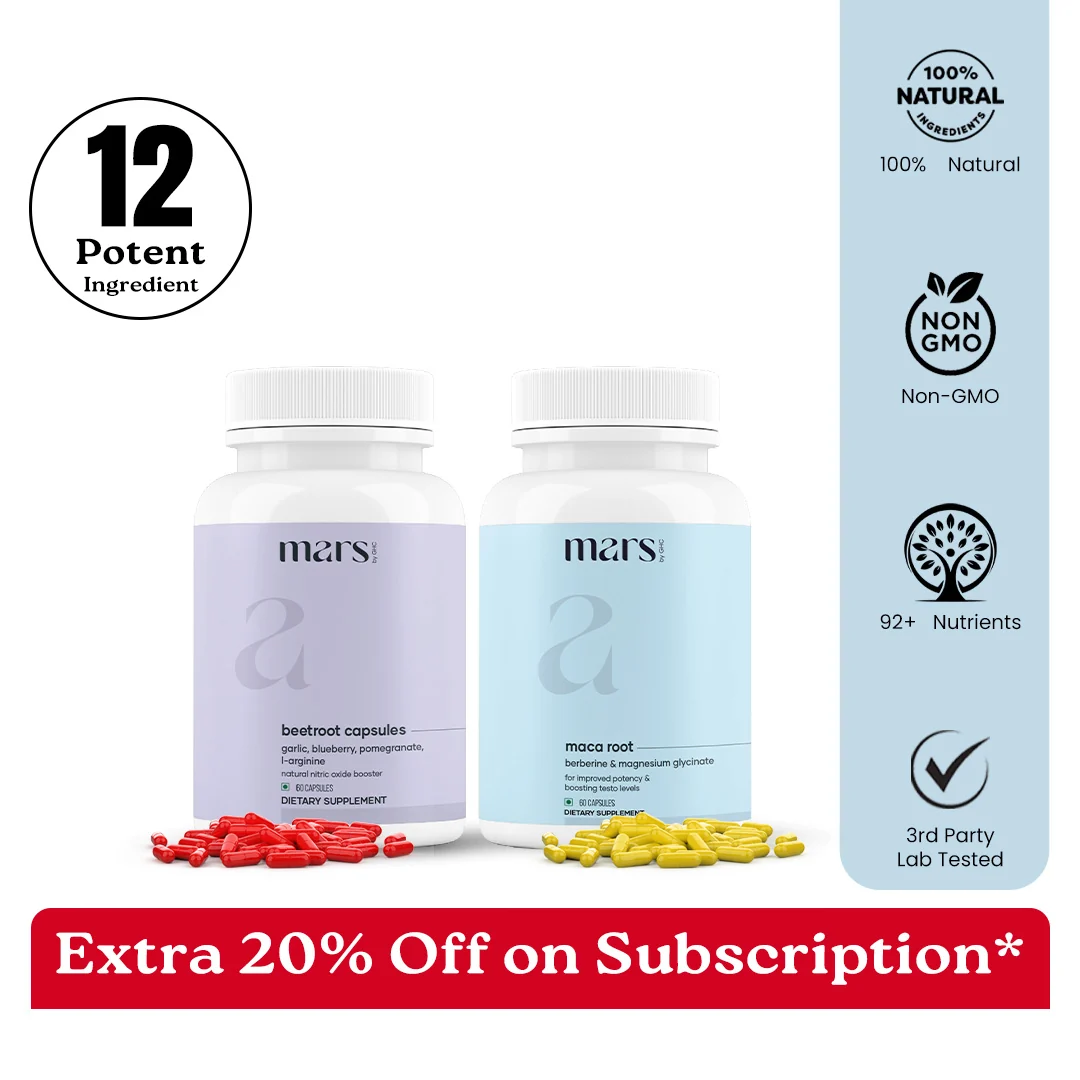 Selected Mars Big G Combo Powered by Nitric Oxide Booster Maca Root Capsules Sustainable
