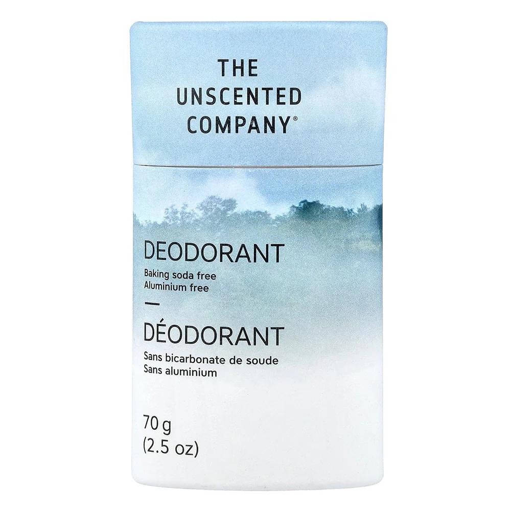 Elegant The Unscented Company Deodorant Aluminum and Baking Soda for Gentle Odor Control 2.5Oz 70g Refined