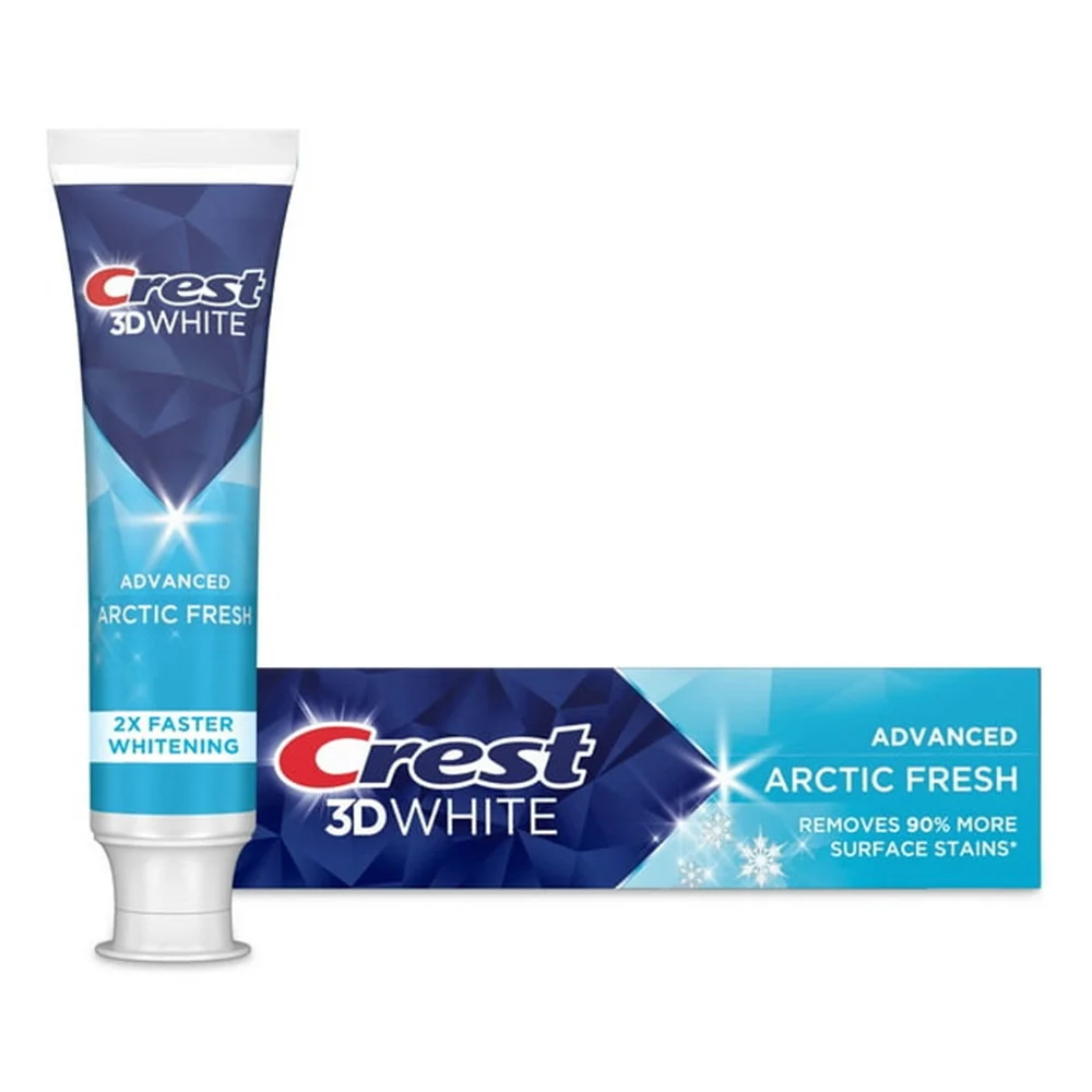 Proven Crest 3D White Advanced Arctic Fresh Whitening Toothpaste 3.3 Oz Comfortable