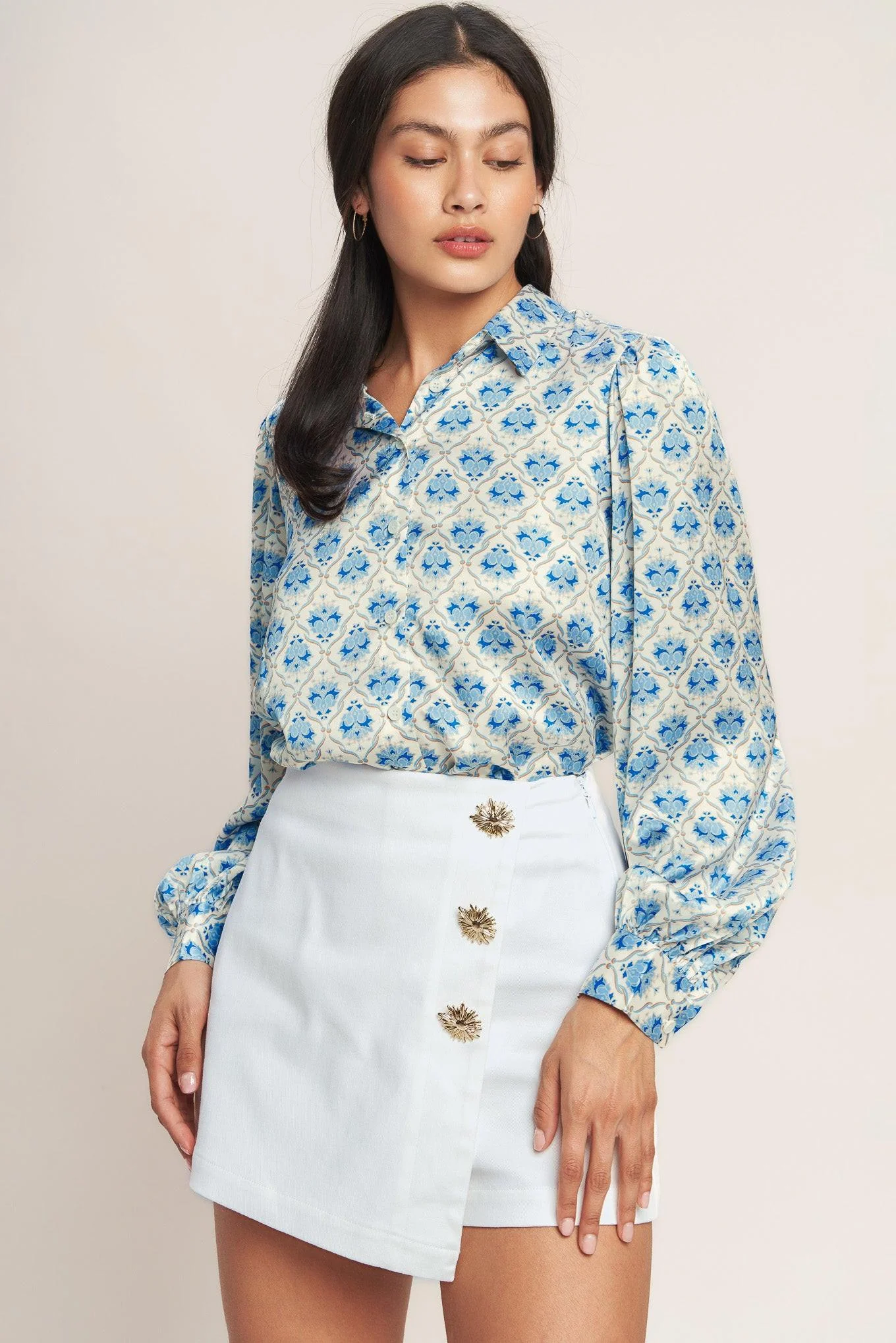 User-Friendly The Details Make it Woven Skort Smooth