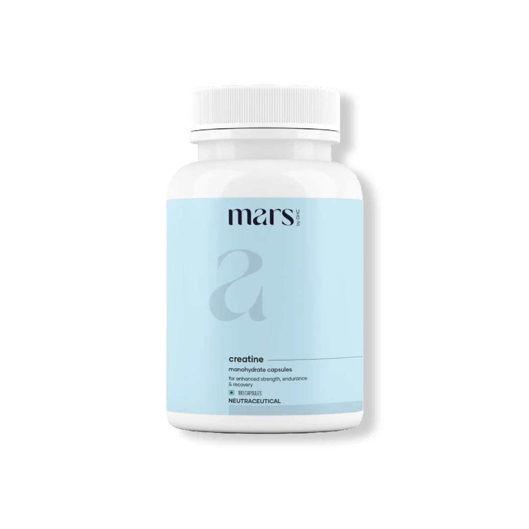 Crafted Mars Micronized Creatine Monohydrate Caps 180 N Unique
